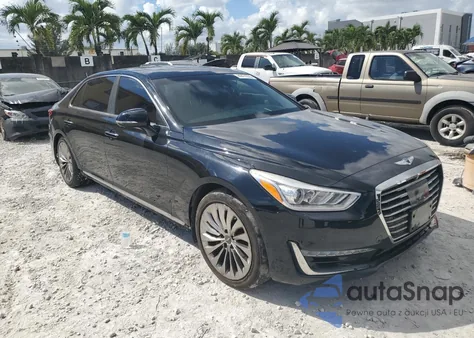 2017 Genesis G90 Premium z USA, uszkodzony, nr VIN KMHG34JA8HU025605